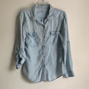 3/$25 Francescas Collection Button Down